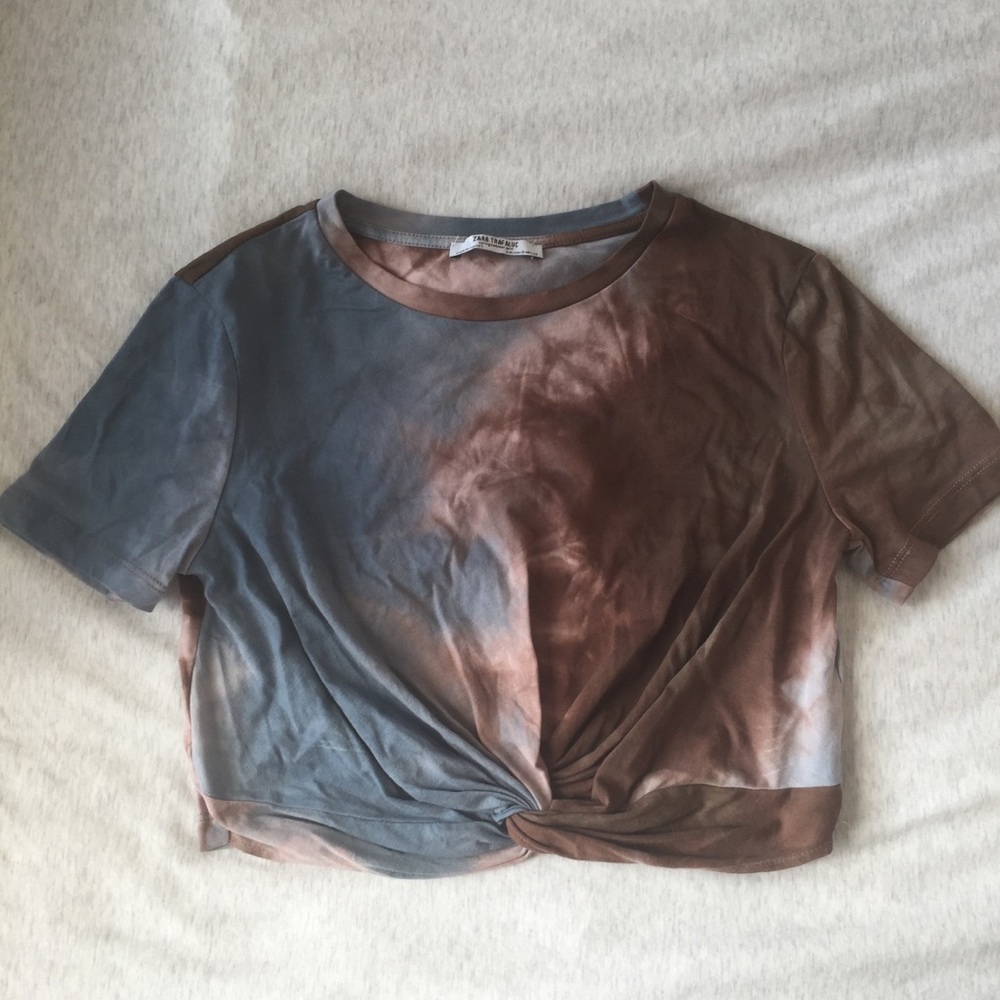 Tie-dye crop top